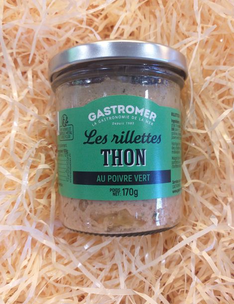 Les rillettes thon et poivre vert Gastromer 170g